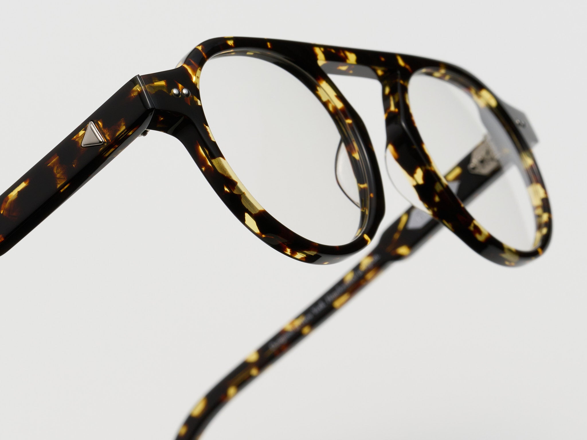 The Salesman Optical Tokyo Tortoise / Silver - TI003 #color_tokyo-tortoise-silver-ti003