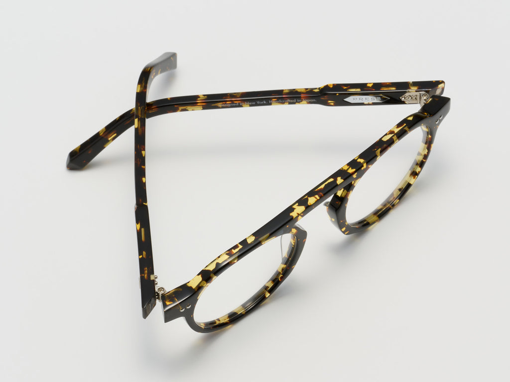 The Salesman Optical Tokyo Tortoise / Silver - TI003 #color_tokyo-tortoise-silver-ti003