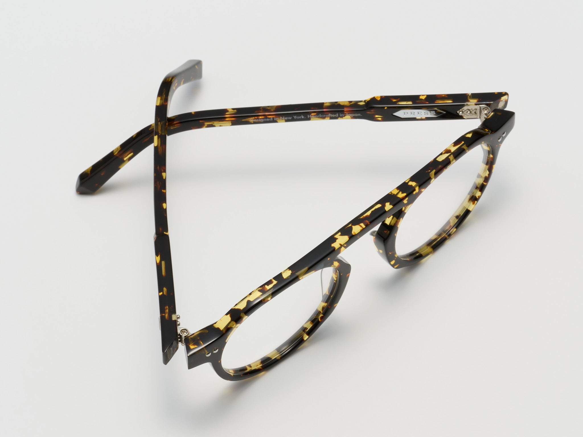 The Salesman Optical Tokyo Tortoise / Silver - TI003 #color_tokyo-tortoise-silver-ti003