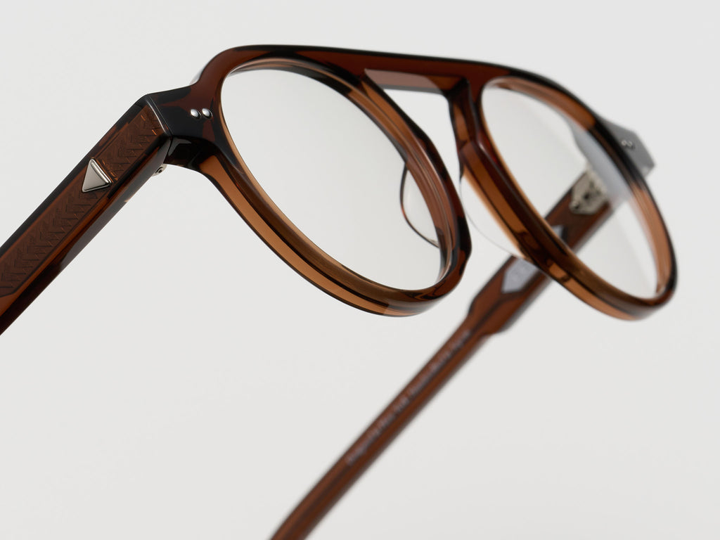 The Salesman Optical Cognac / Silver - TI005 #color_cognac-silver-ti005