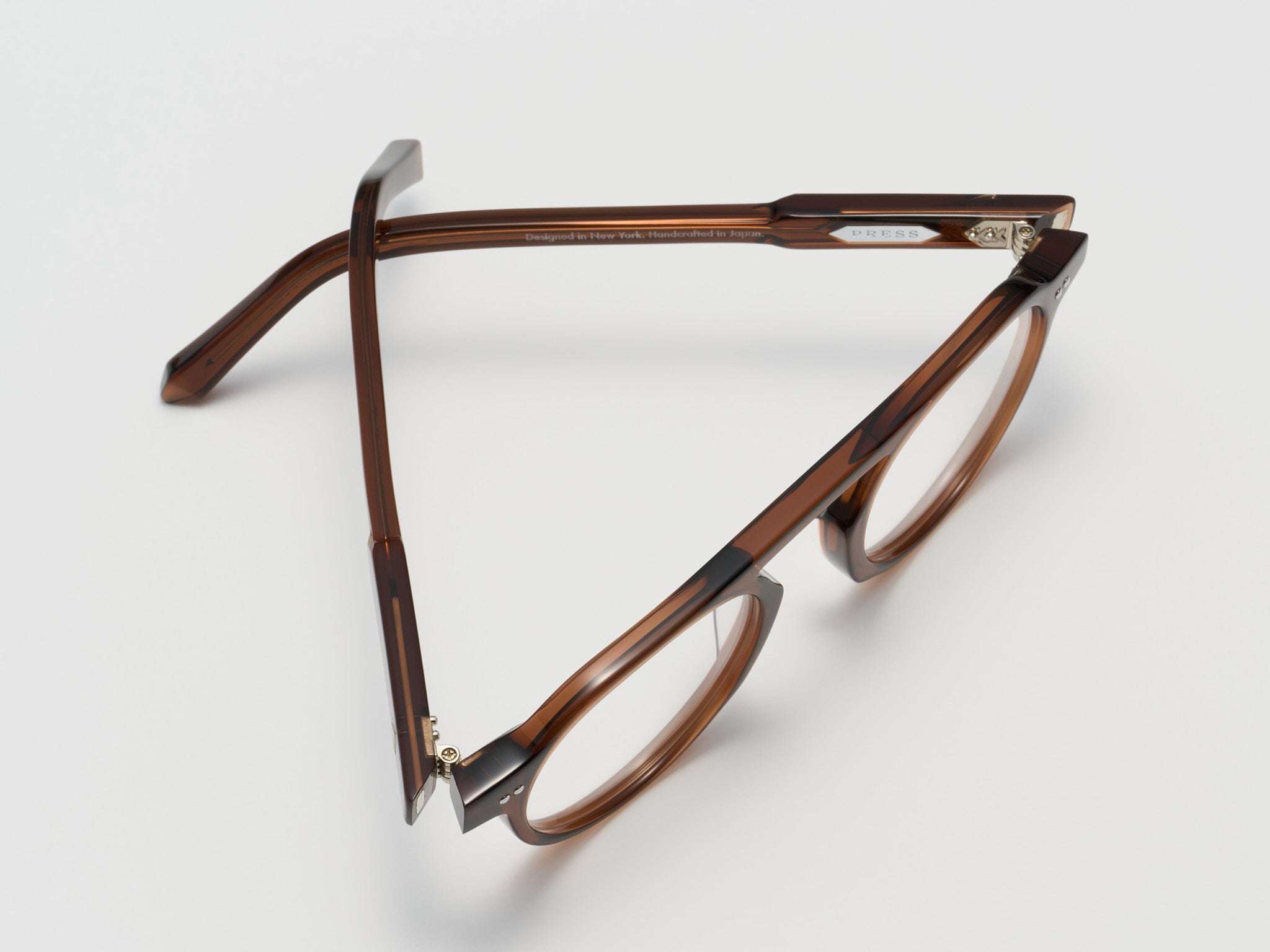 The Salesman Optical Cognac / Silver - TI005 #color_cognac-silver-ti005