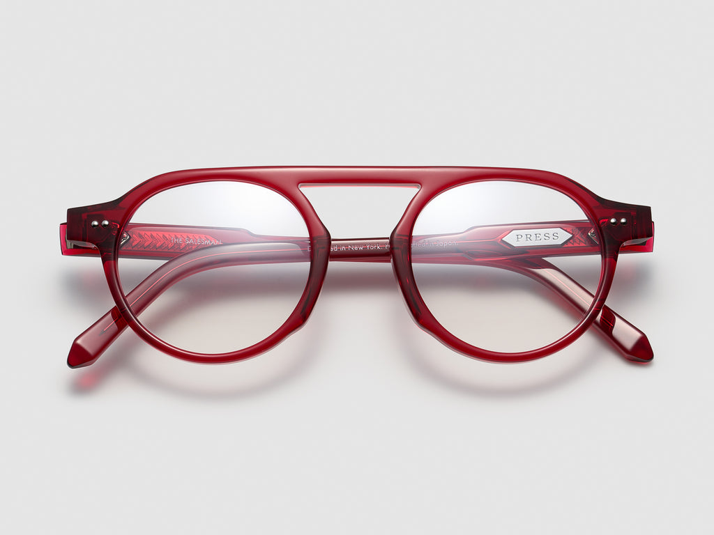 The Salesman Optical Red Crystal - TI016 #color_red-crystal-ti016