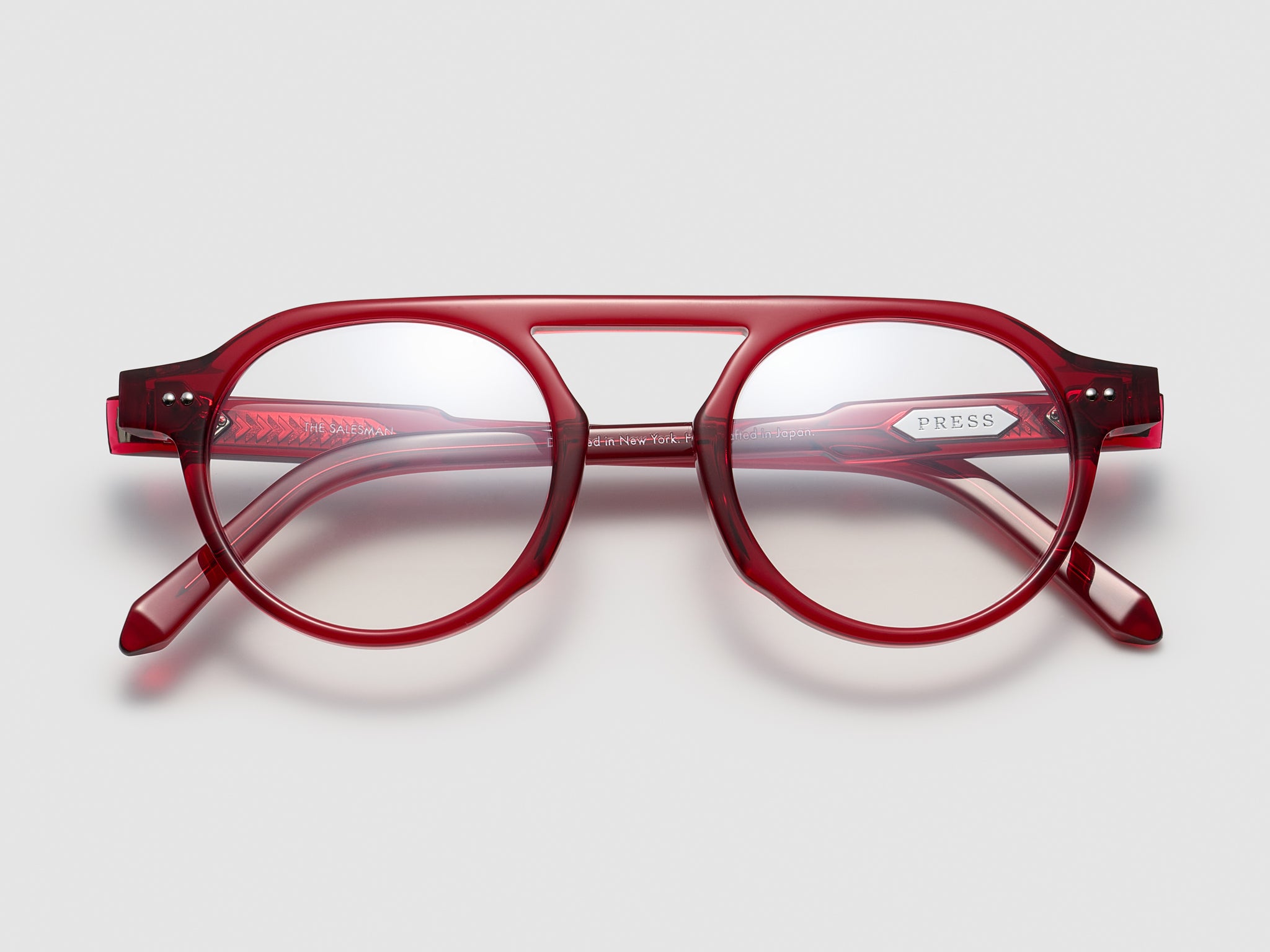 The Salesman Optical Red Crystal - TI016 #color_red-crystal-ti016