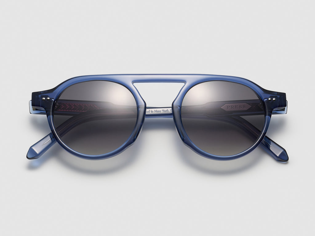 The Salesman Blue Crystal / Silver - TI002 #color_blue-crystal-silver-ti002