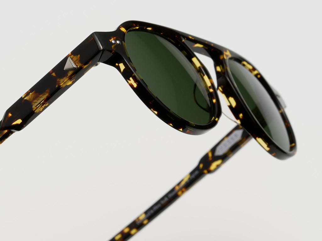 The Salesman Tokyo Tortoise / Silver - TI003 #color_tokyo-tortoise-silver-ti003