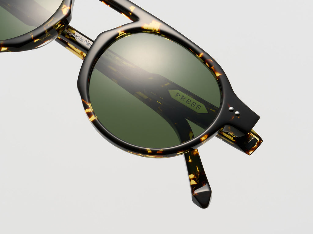 The Salesman Tokyo Tortoise / Silver - TI003 #color_tokyo-tortoise-silver-ti003