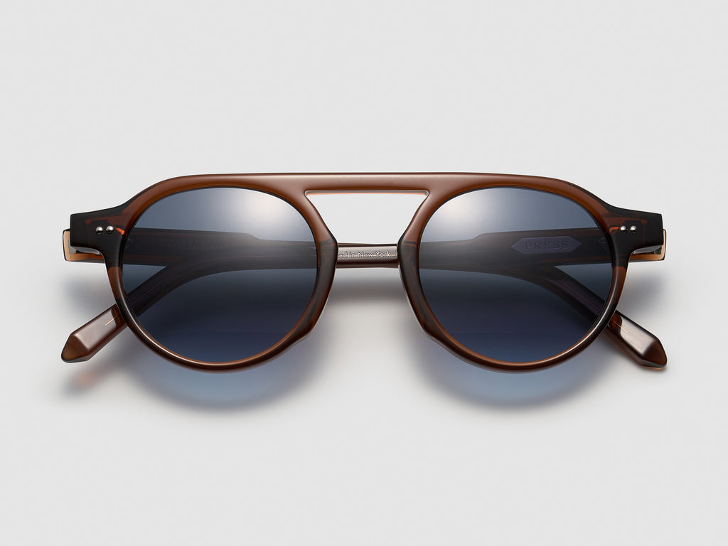 The Salesman Cognac / Silver - TI005 #color_cognac-silver-ti005