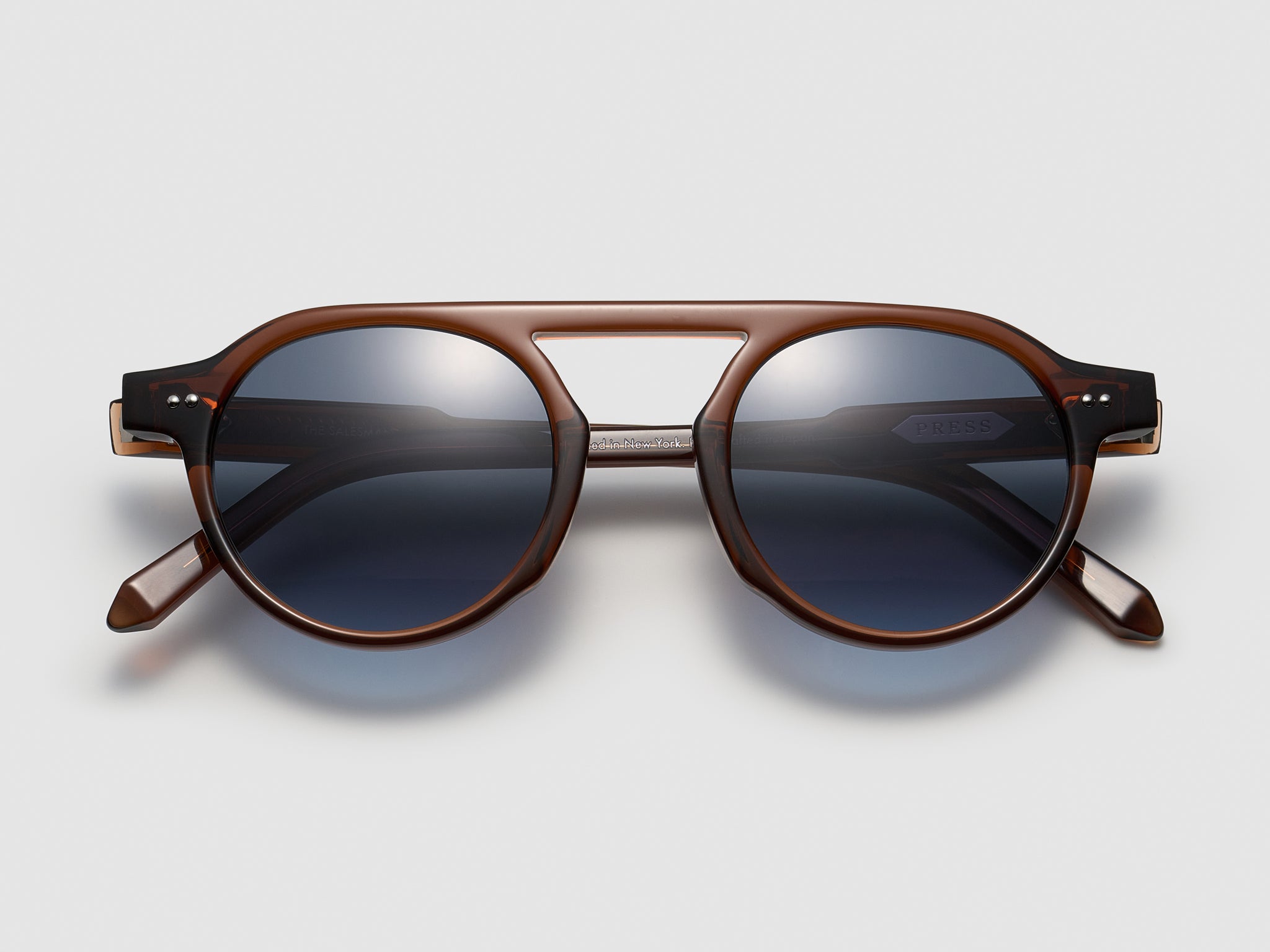 The Salesman Cognac / Silver - TI005 #color_cognac-silver-ti005