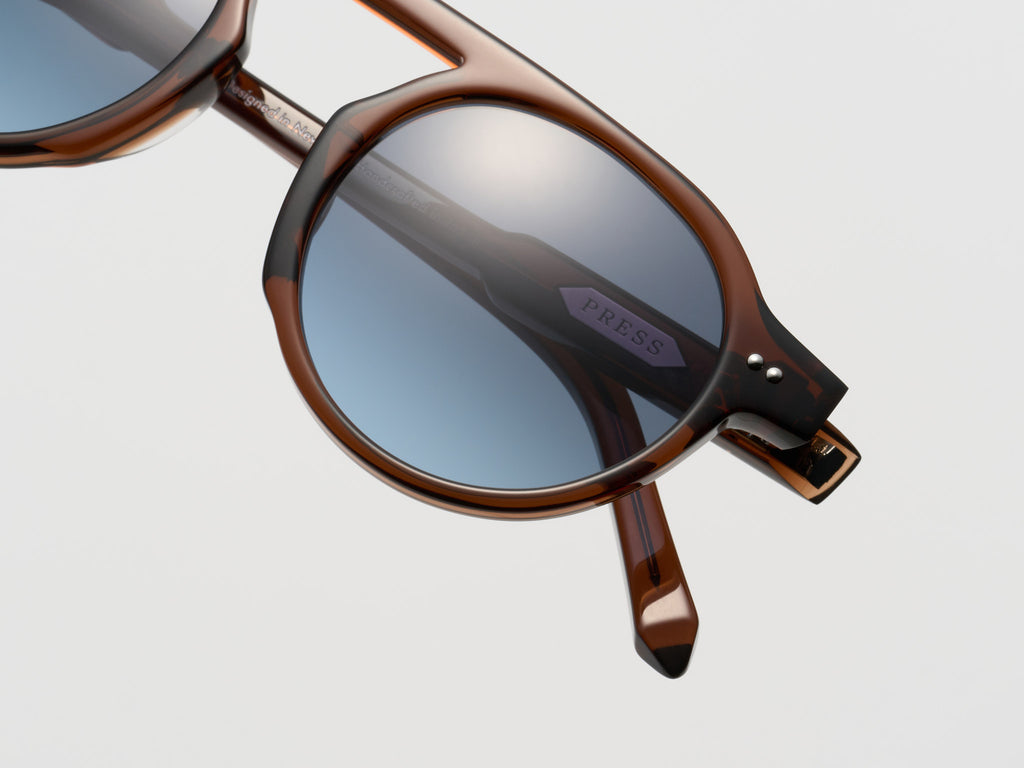 The Salesman Cognac / Silver - TI005 #color_cognac-silver-ti005