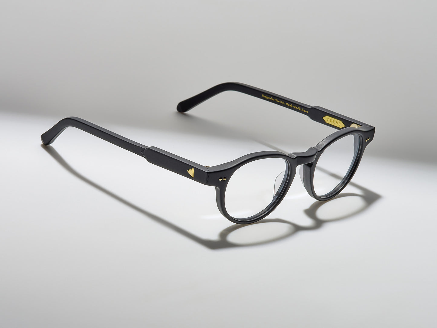 The Song Optical Matte Black / Gold - TI001 #color_matte-black-gold-ti001
