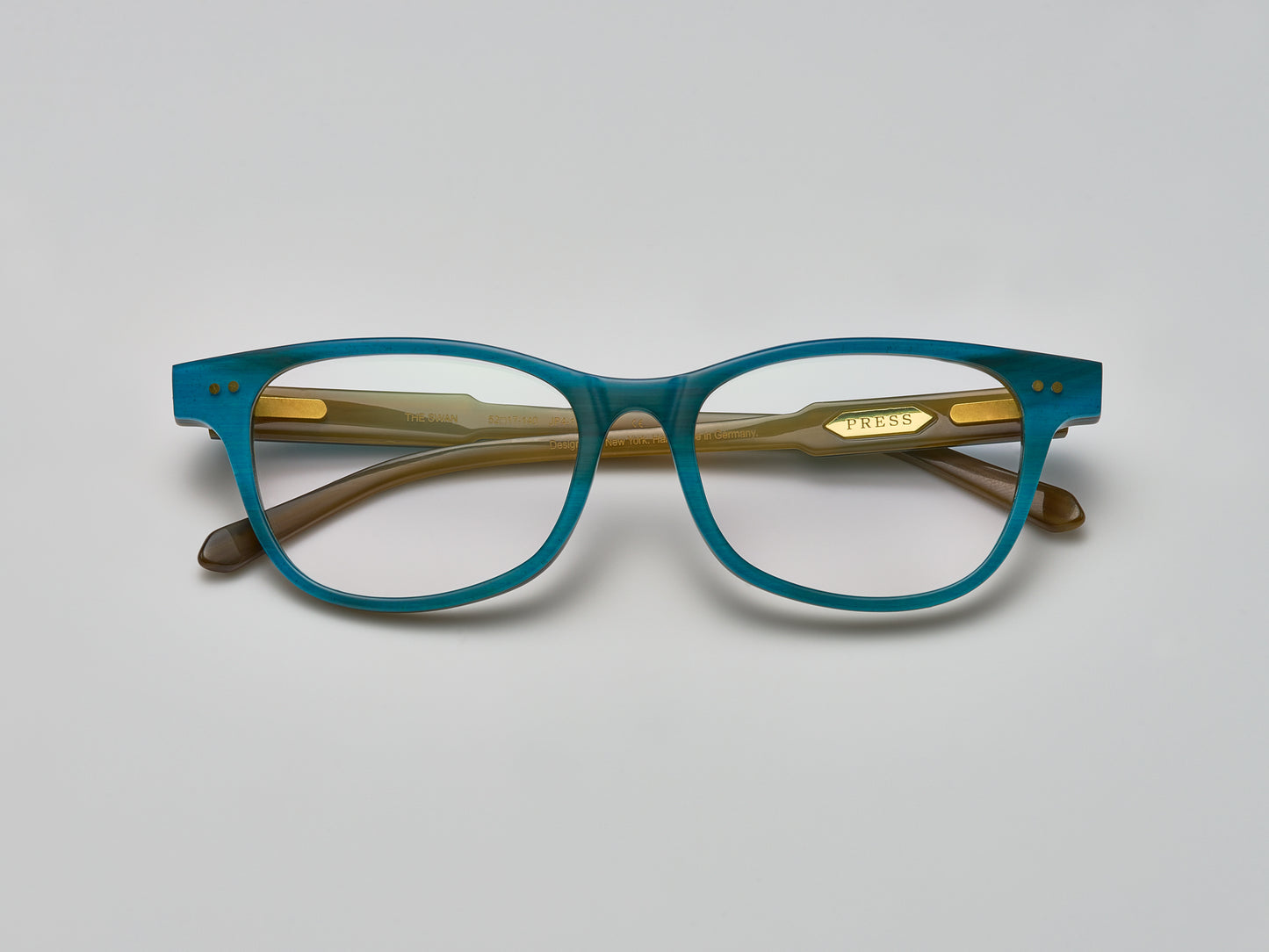 The Swan Horn Optical Teal #color_teal