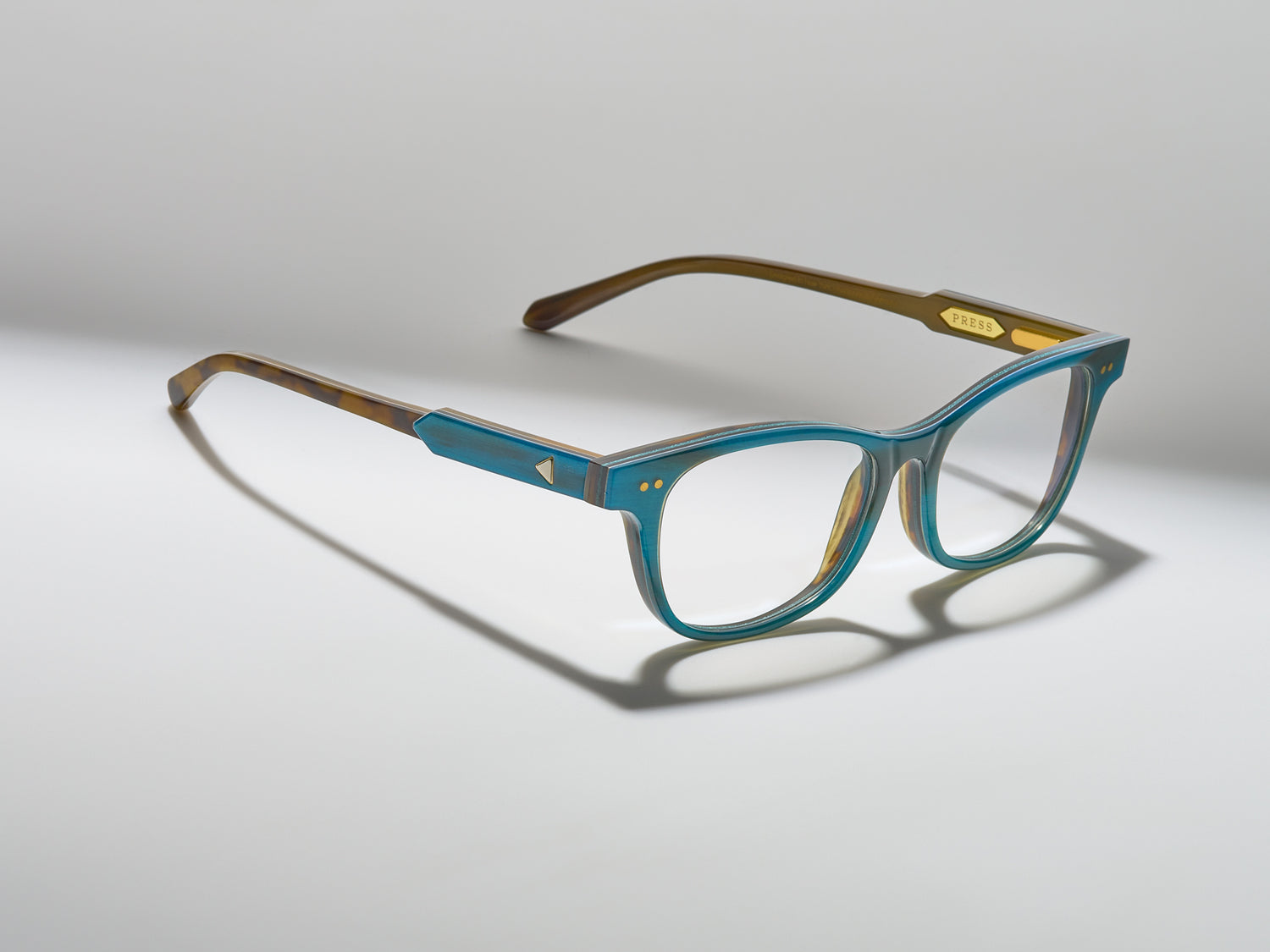 The Swan Horn Optical Teal 