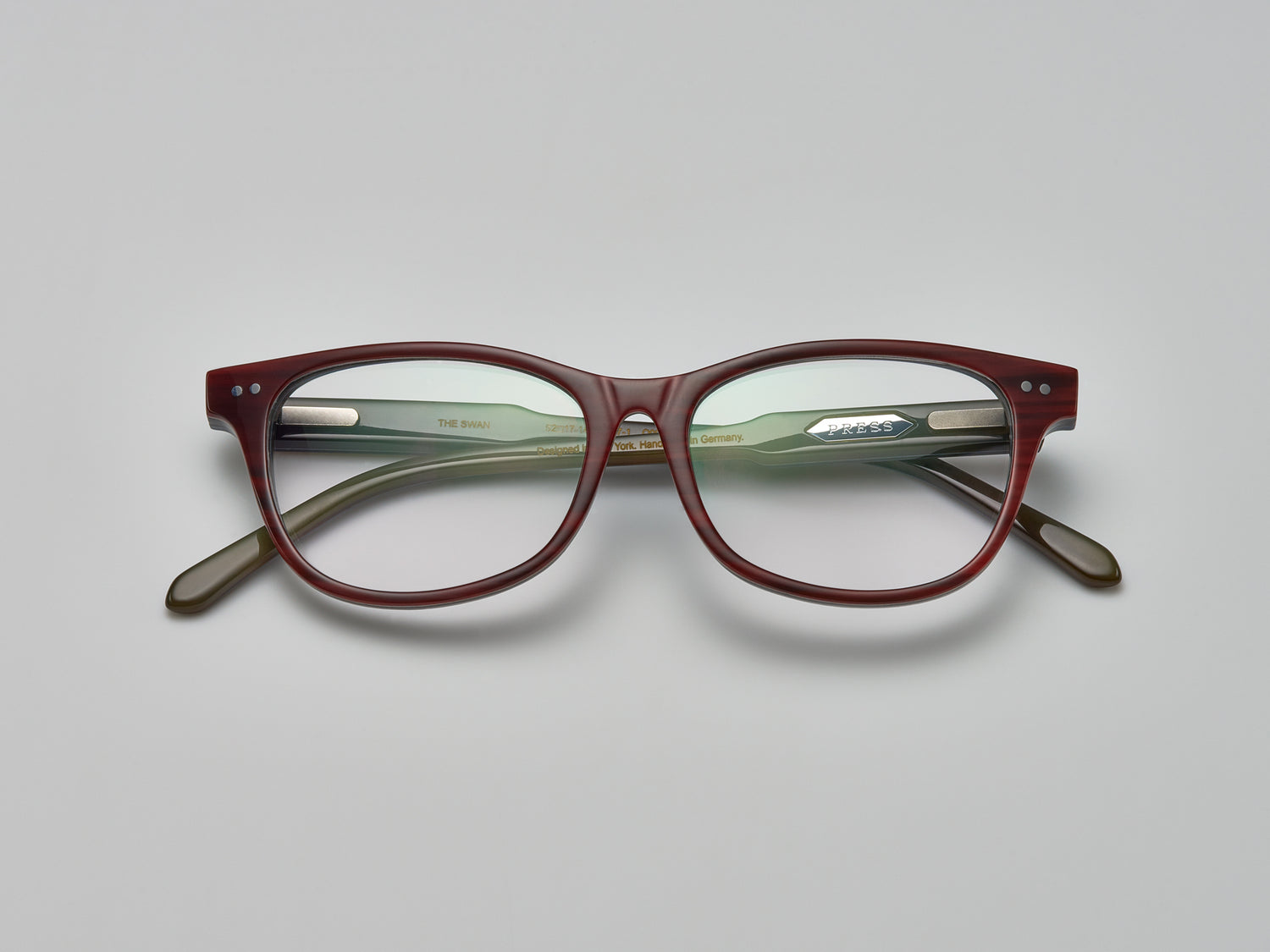 The Swan Horn Optical Burgundy 