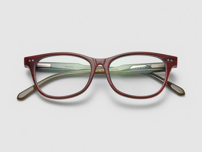 The Swan Horn Optical Burgundy - JP007 #color_burgundy-jp007