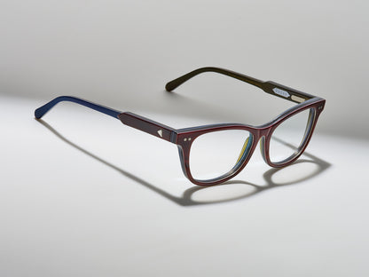 The Swan Horn Optical Burgundy - JP007 #color_burgundy-jp007