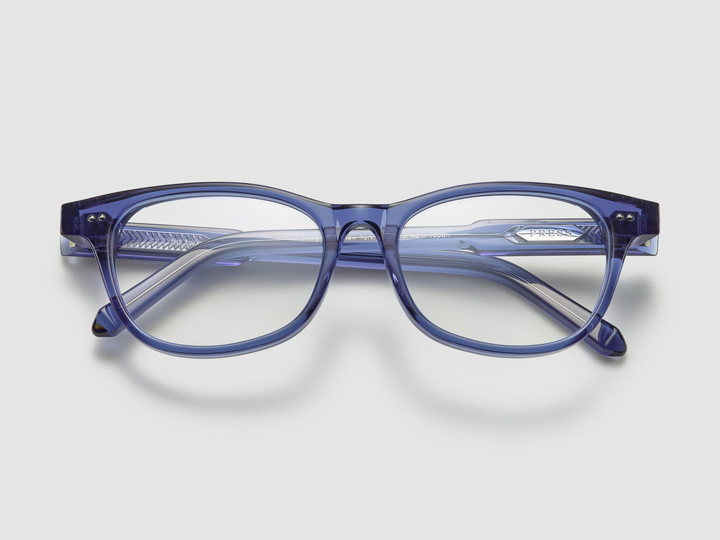 The Swan Optical Blue Crystal / Silver - TI002 #color_blue-crystal-silver-ti002