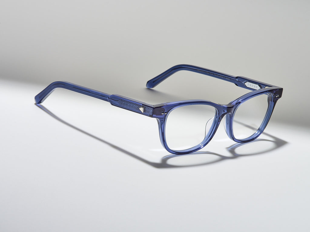 The Swan Optical Blue Crystal / Silver - TI002 #color_blue-crystal-silver-ti002