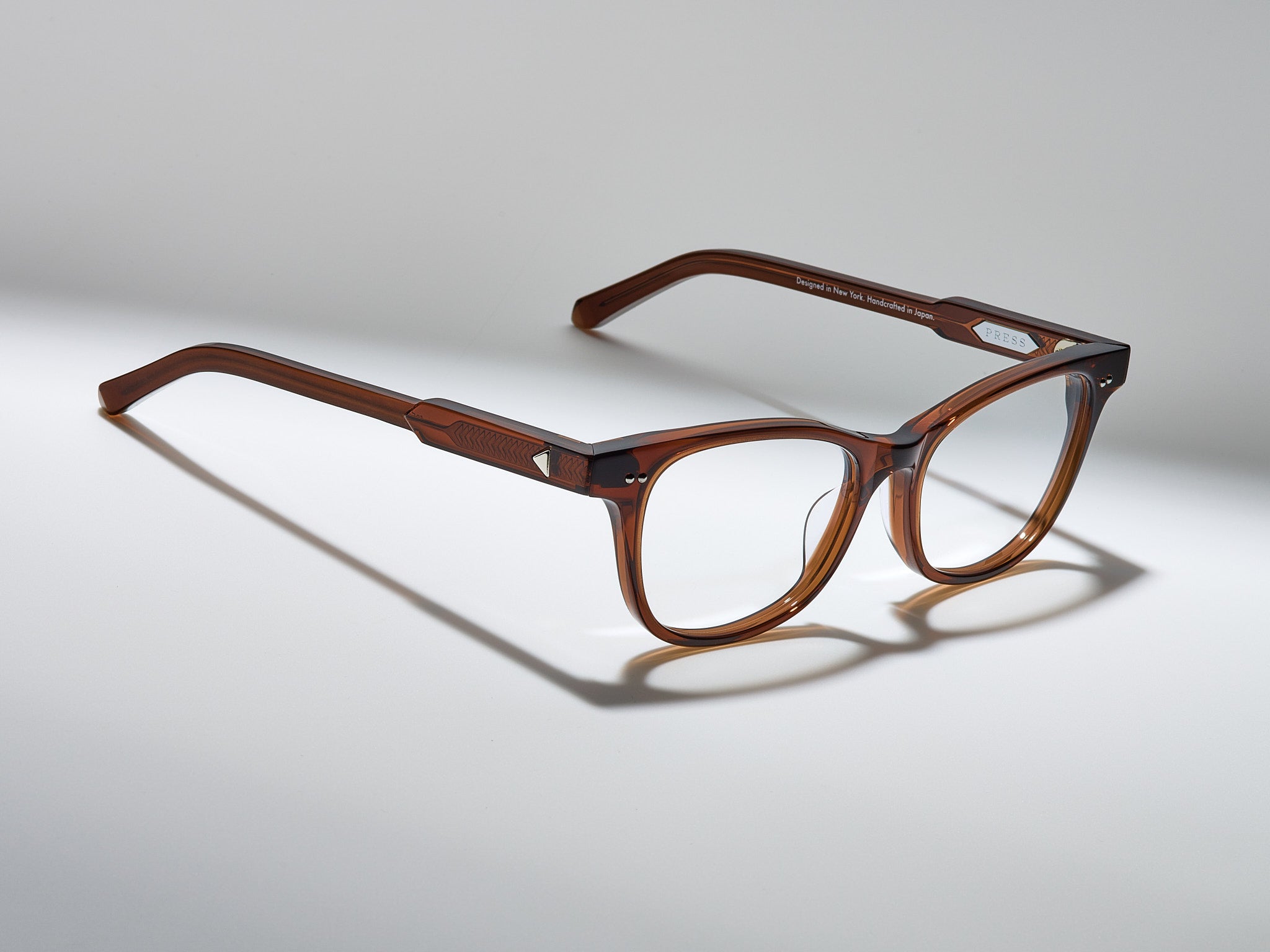 The Swan Optical Cognac / Silver - TI005 #color_cognac-silver-ti005