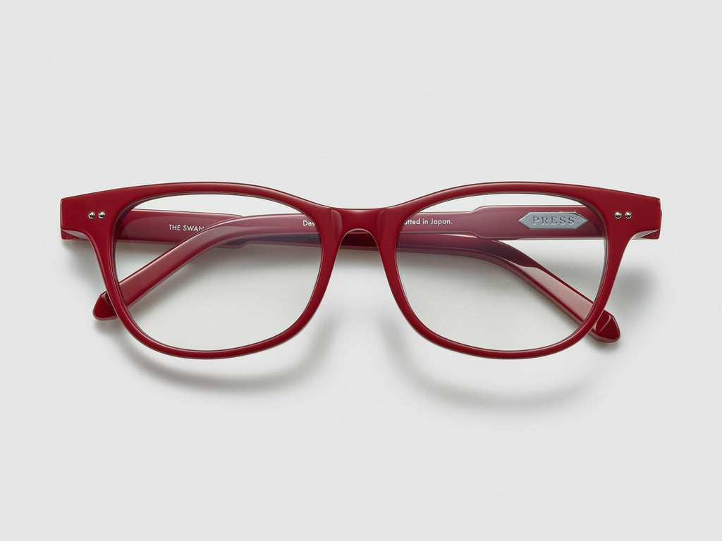 The Swan Optical Red / Silver - TI007 #color_red-silver-ti007