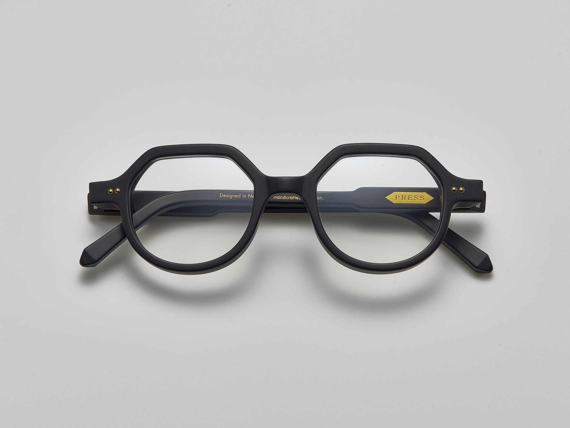 The Taxman Optical Matte Black / Gold - TI001 #color_matte-black-gold-ti001