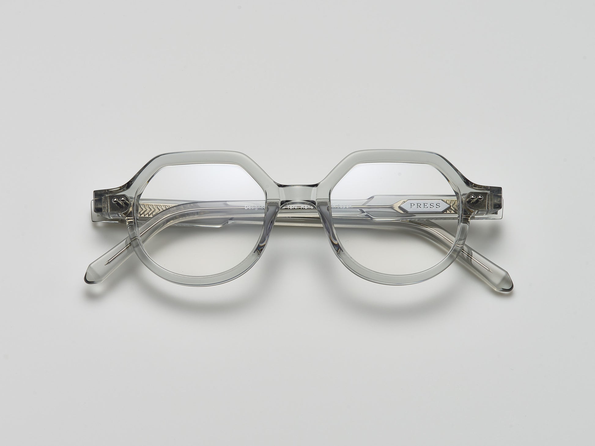 The Taxman Optical Smoke Crystal / Silver - TI009 #color_smoke-crystal-silver-ti009