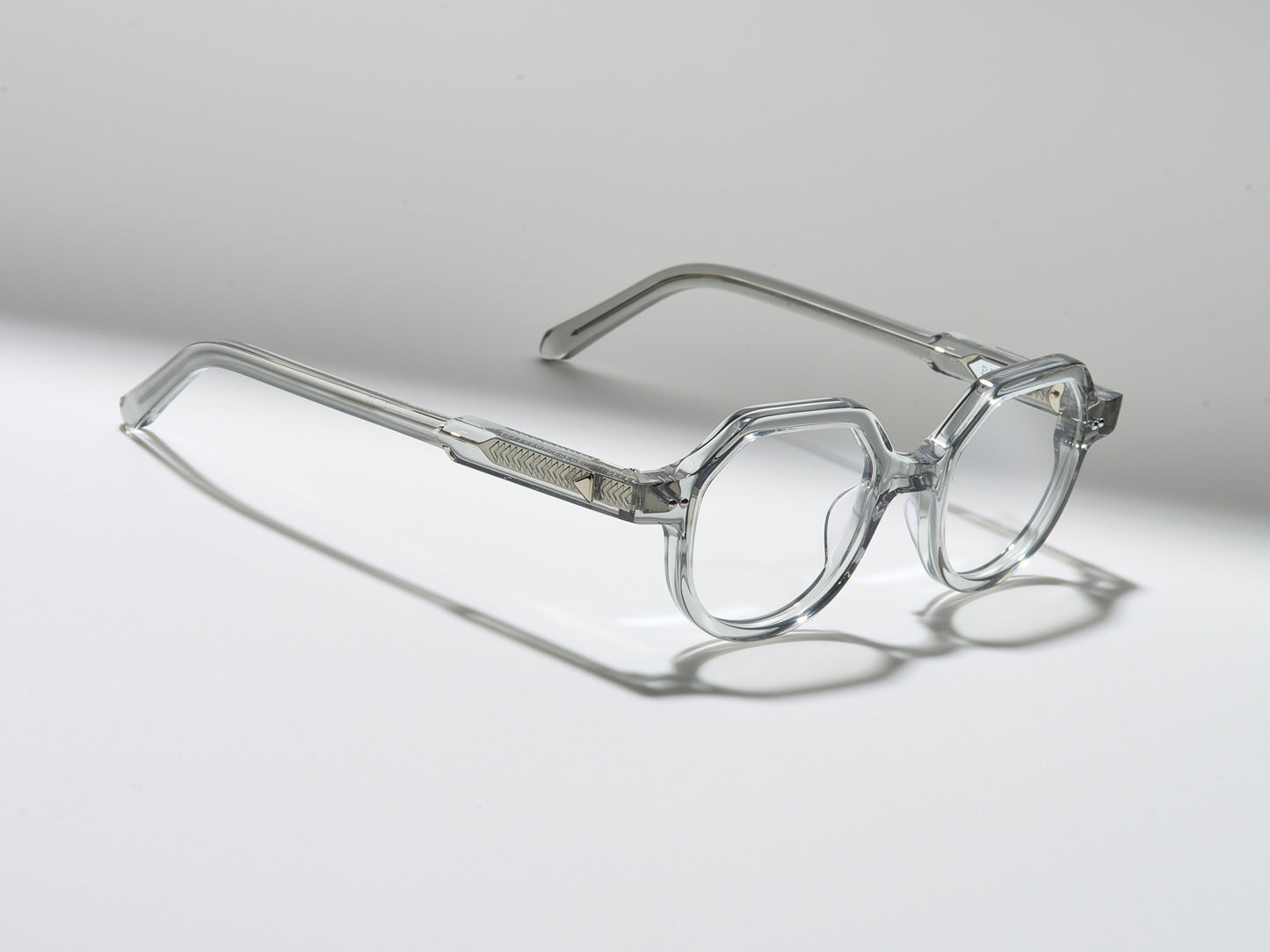 The Taxman Optical Smoke Crystal / Silver - TI009 #color_smoke-crystal-silver-ti009