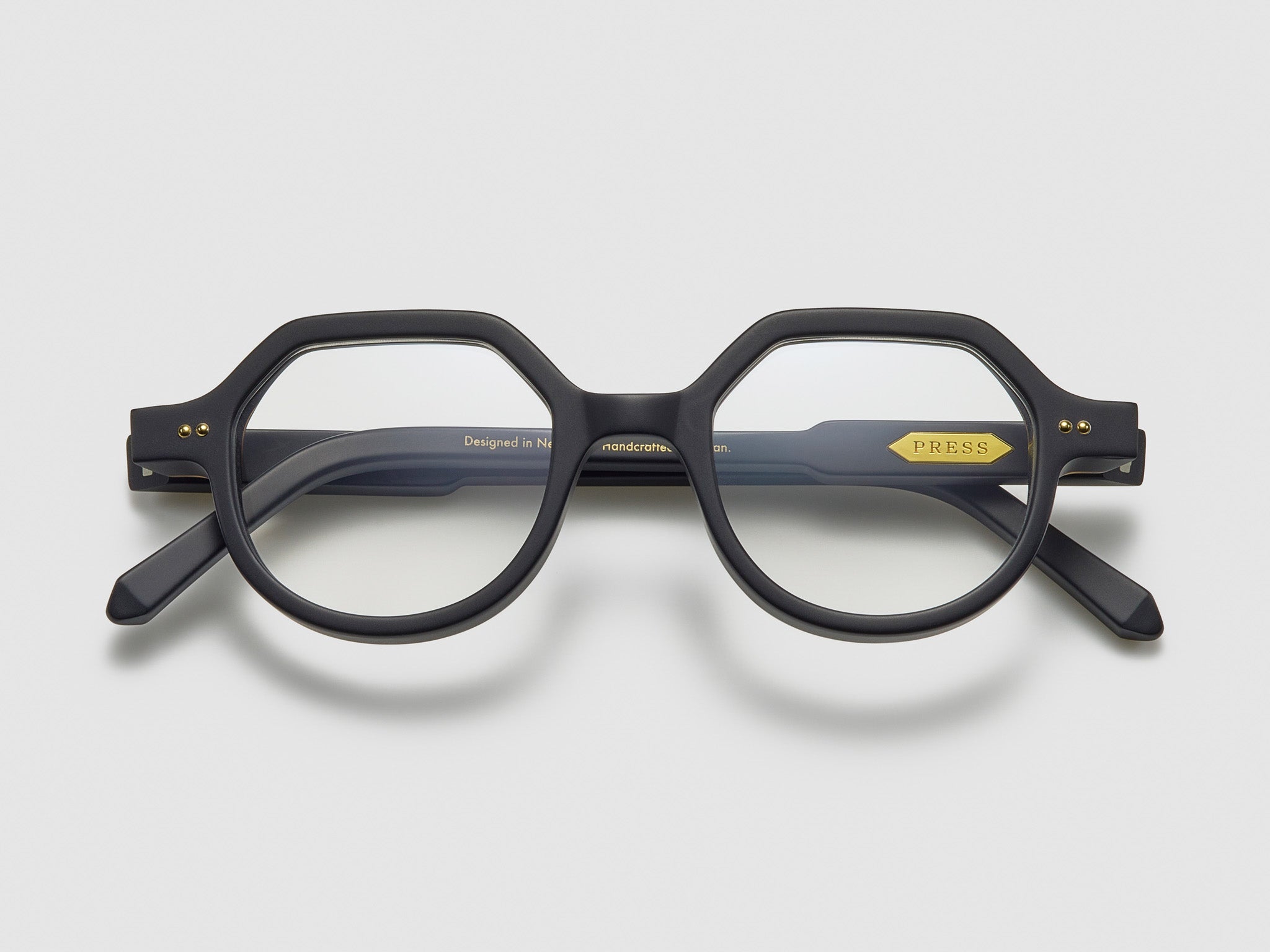 The Taxman Optical Matte Black / Gold - TI001 #color_matte-black-gold-ti001