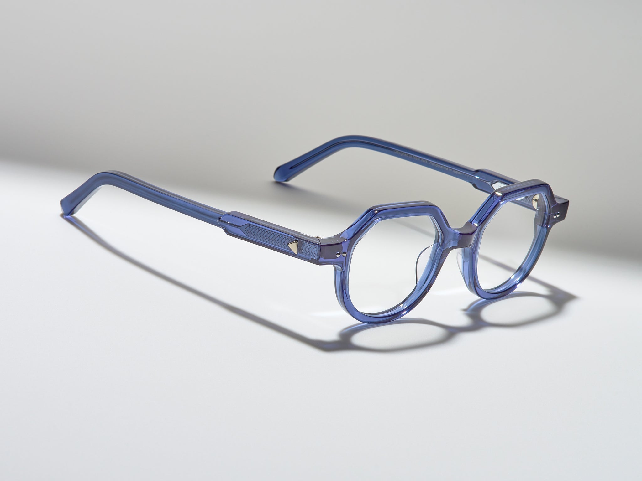 The Taxman Optical Blue Crystal / Silver - TI002 #color_blue-crystal-silver-ti002