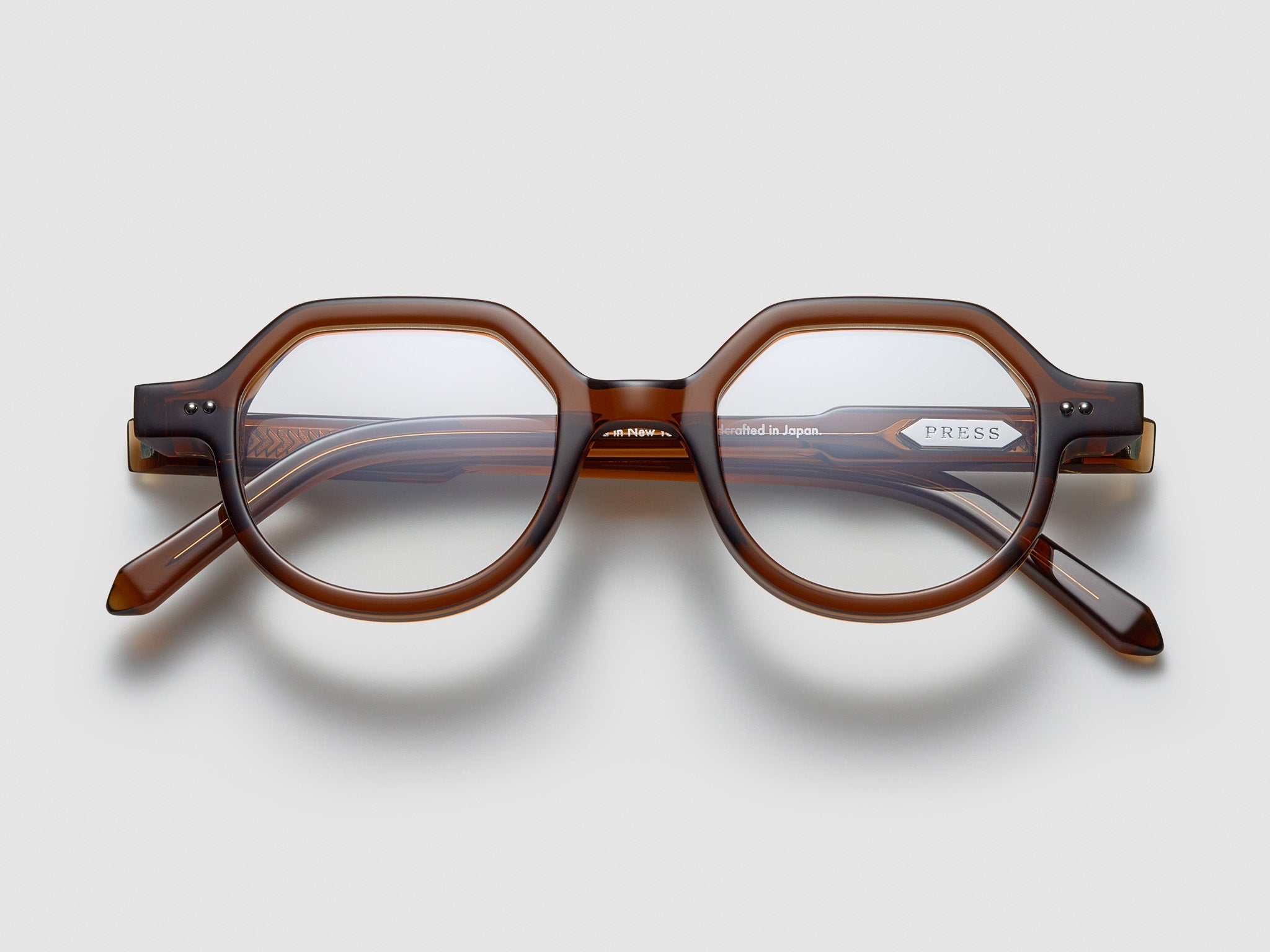 The Taxman Optical Cognac / Silver - TI005 #color_cognac-silver-ti005