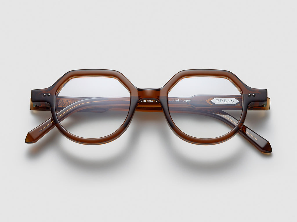 The Taxman Optical Cognac / Silver - TI005 #color_cognac-silver-ti005