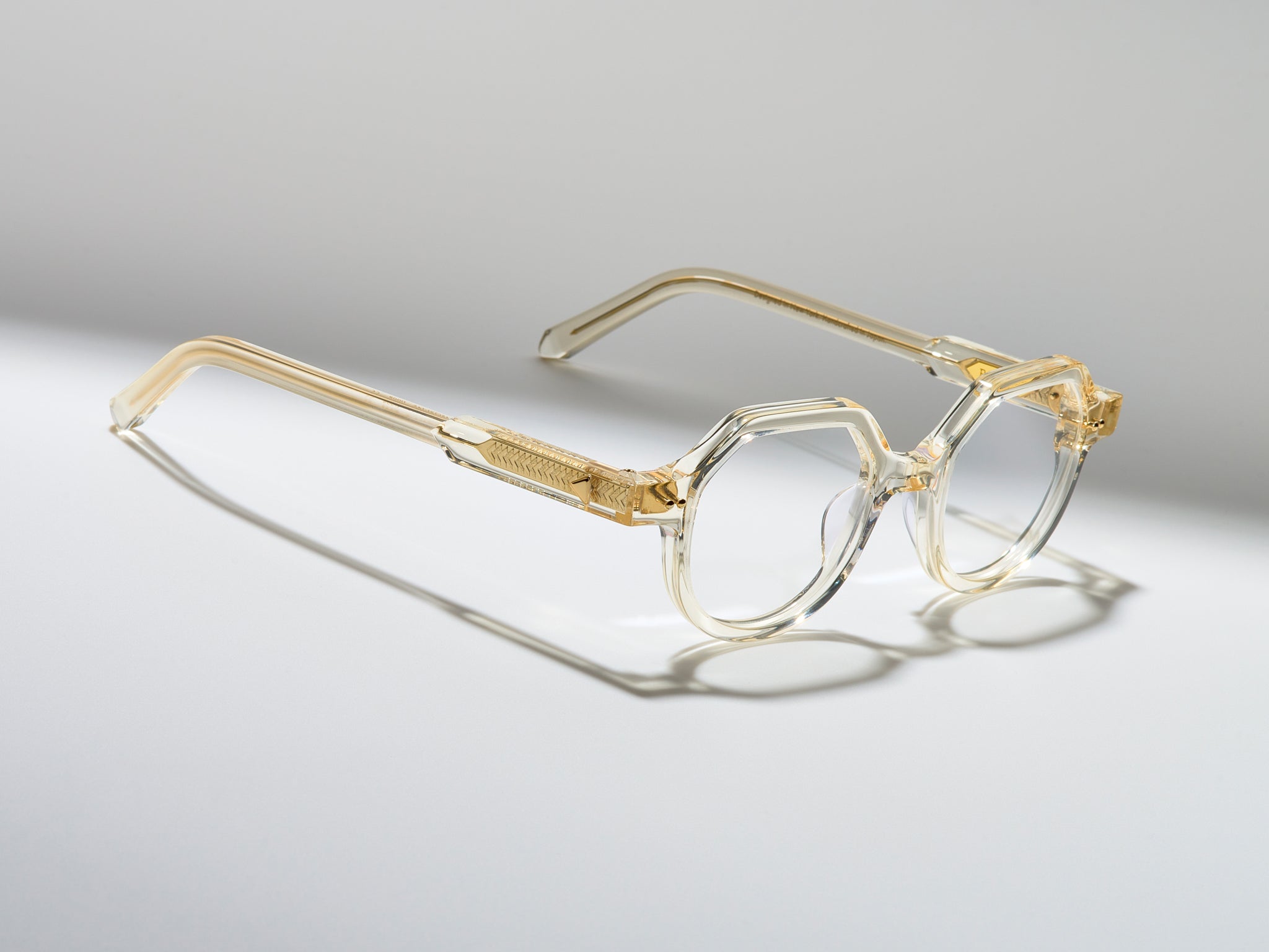 The Taxman Optical Vintage Crystal / Gold - TI008 #color_vintage-crystal-gold-ti008