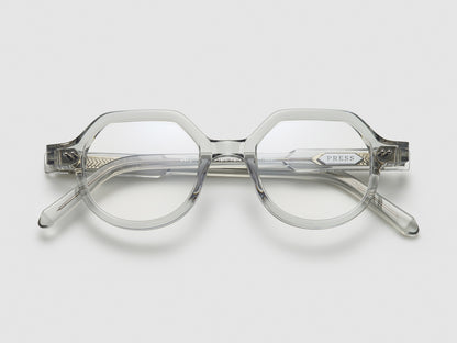 The Taxman Optical Smoke Crystal / Silver - TI009 #color_smoke-crystal-silver-ti009
