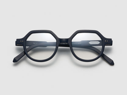 The Taxman Optical Matte Navy / Silver - TI014 #color_matte-navy-silver-ti014