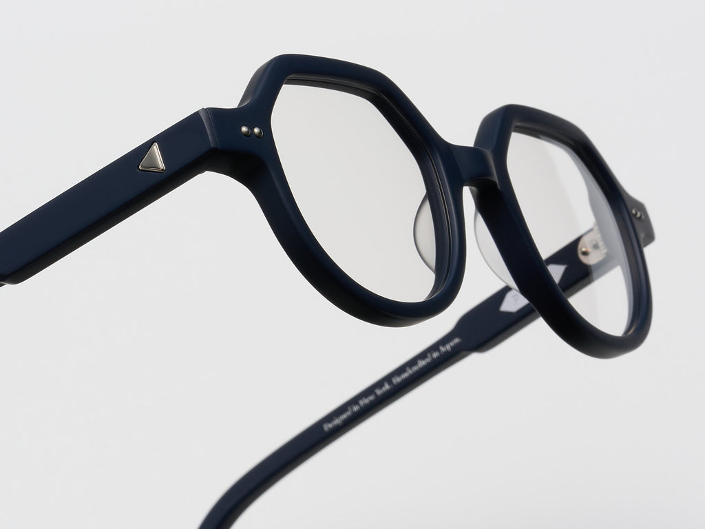 The Taxman Optical Matte Navy / Silver - TI014 #color_matte-navy-silver-ti014