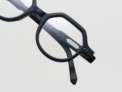 The Taxman Optical Matte Navy / Silver - TI014 #color_matte-navy-silver-ti014