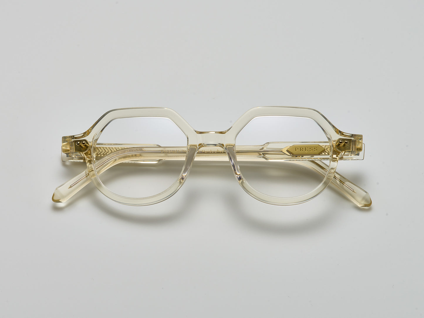 The Taxman Optical Vintage Crystal / Gold - TI008 #color_vintage-crystal-gold-ti008