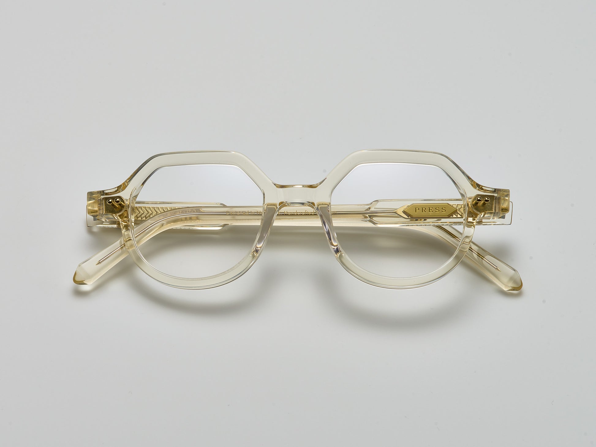 The Taxman Optical Vintage Crystal / Gold - TI008 #color_vintage-crystal-gold-ti008