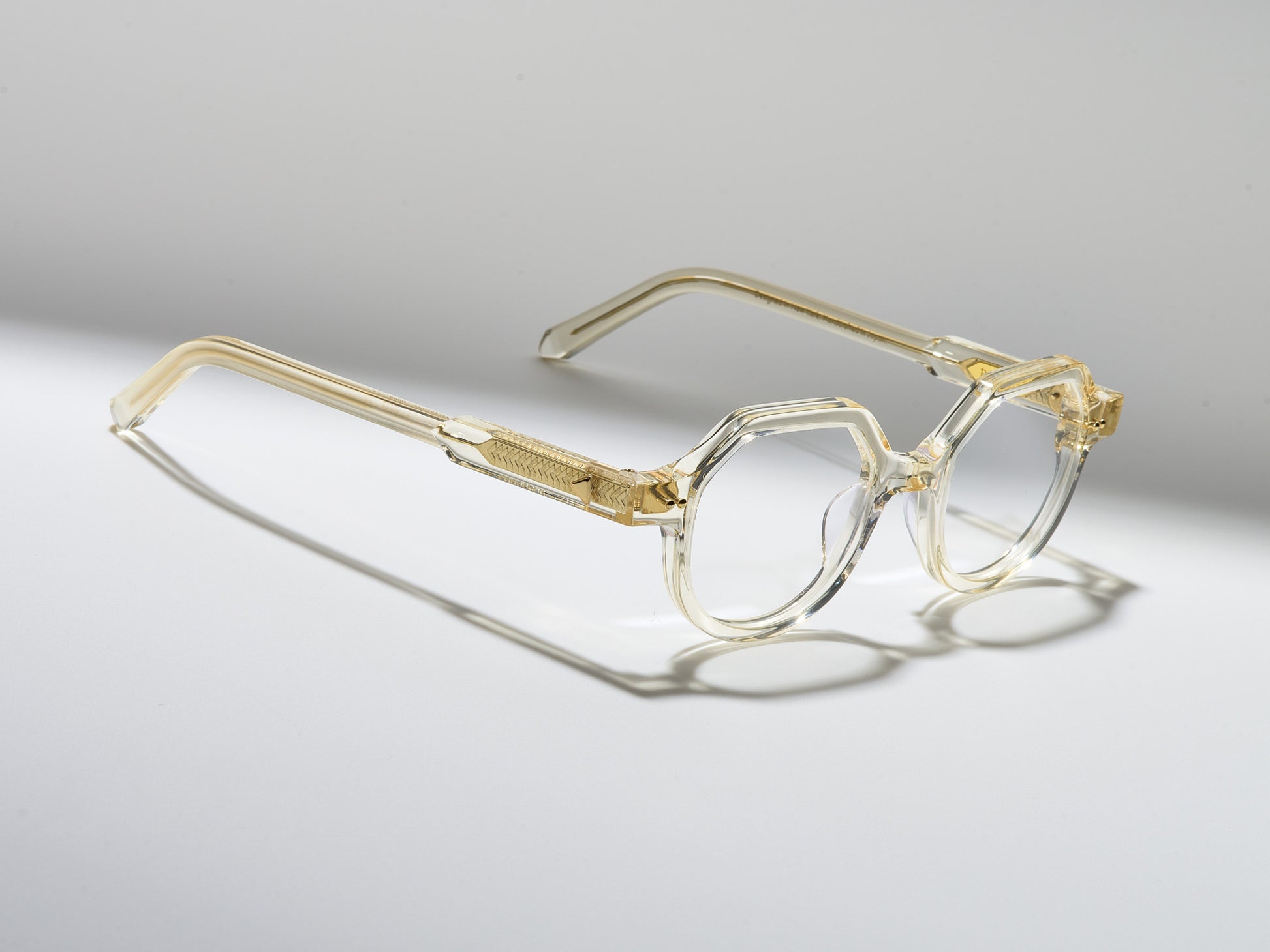 The Taxman Optical Vintage Crystal / Gold - TI008 #color_vintage-crystal-gold-ti008