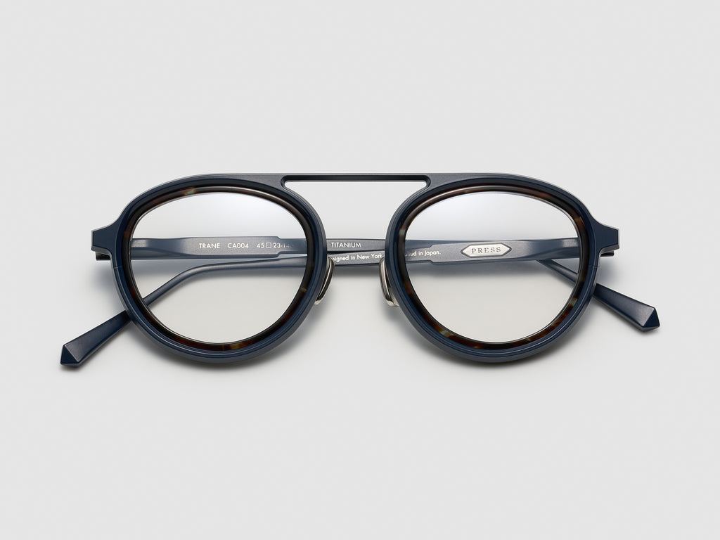 Trane Optical Blue Noir - CA004 #color_blue-noir-ca004