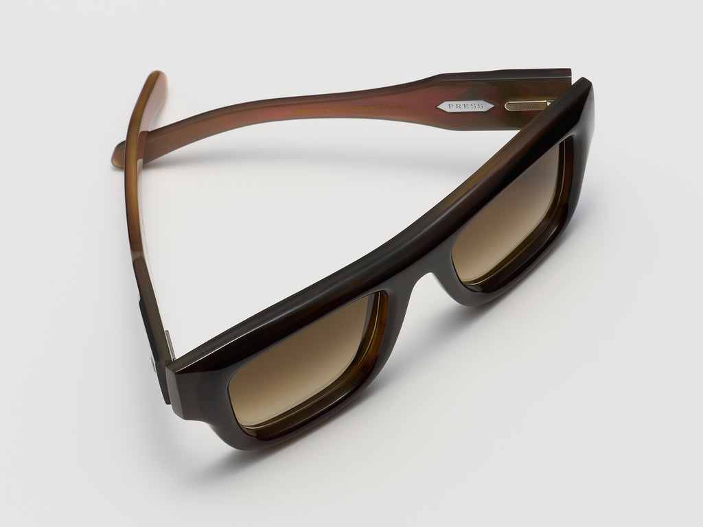 Untitled Horn Burgundy Tortoise - JP032 #color_burgundy-tortoise-jp032