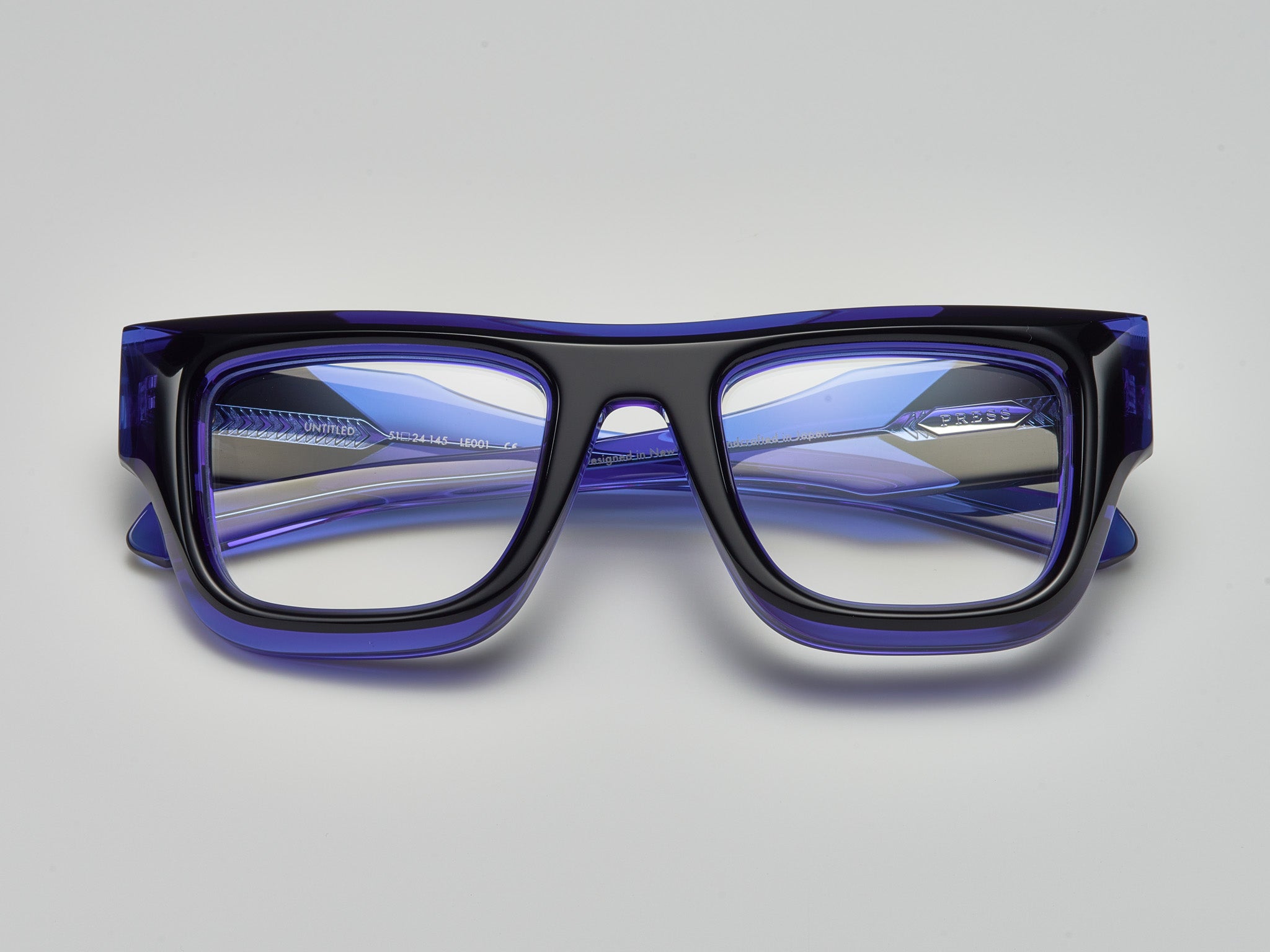 Untitled Optical Black / Navy Crystal / Silver - LE001 