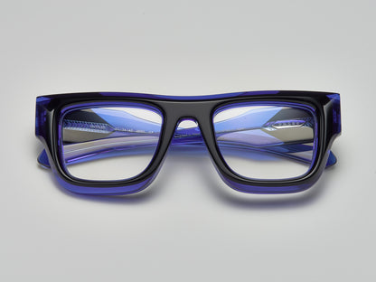 Untitled Optical Black / Navy Crystal / Silver - LE001 