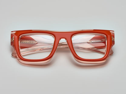 Untitled Optical Orange / Melon Crystal / Silver - LE006 