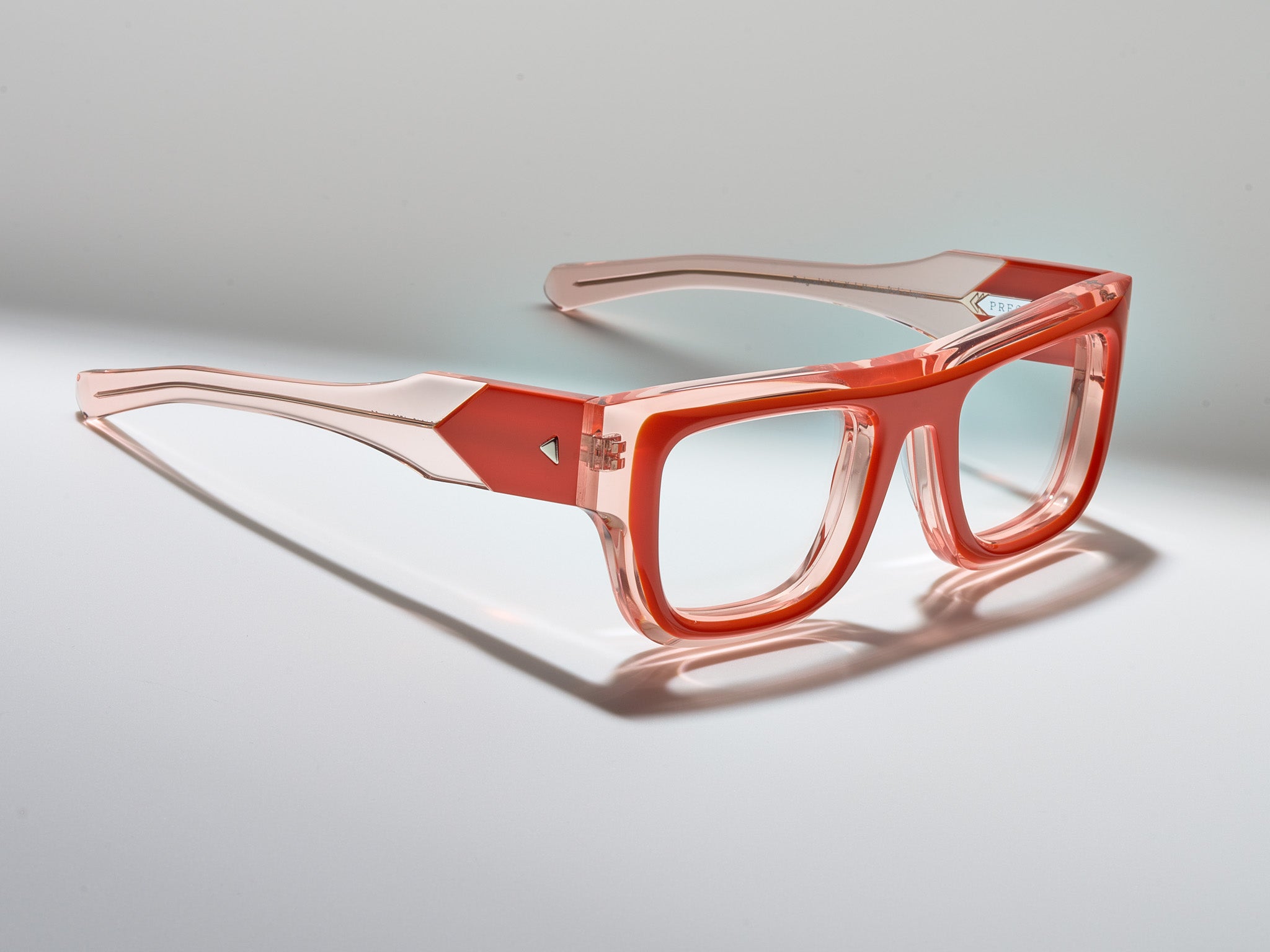 Untitled Optical Orange / Melon Crystal / Silver - LE006 