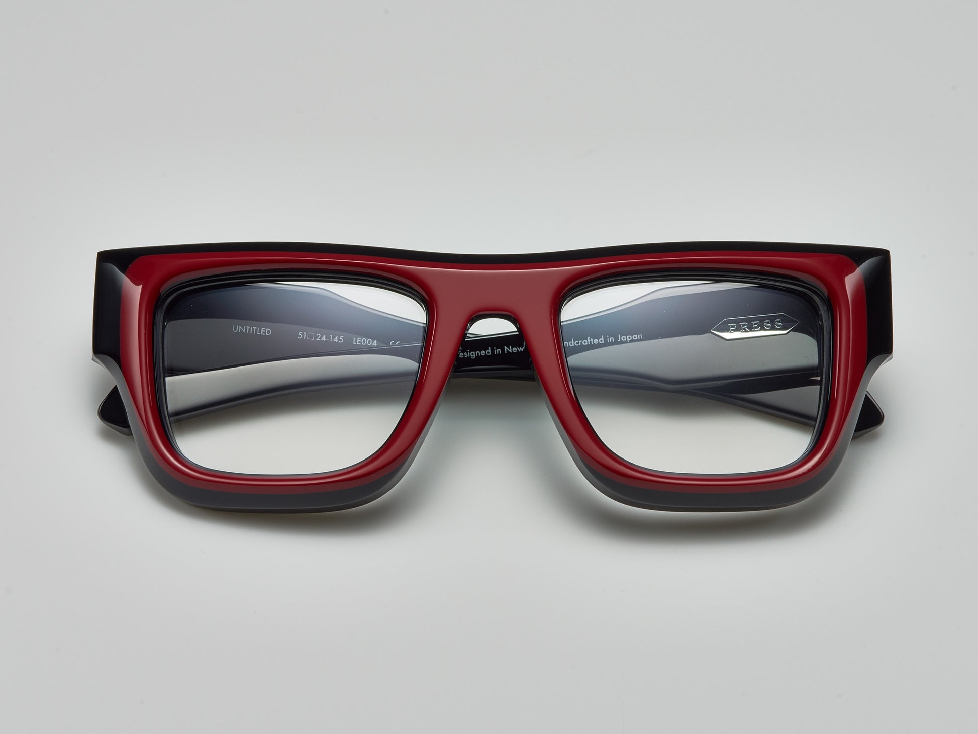 Untitled Optical Red / Black / Silver - LE004 #color_red-rain-le004