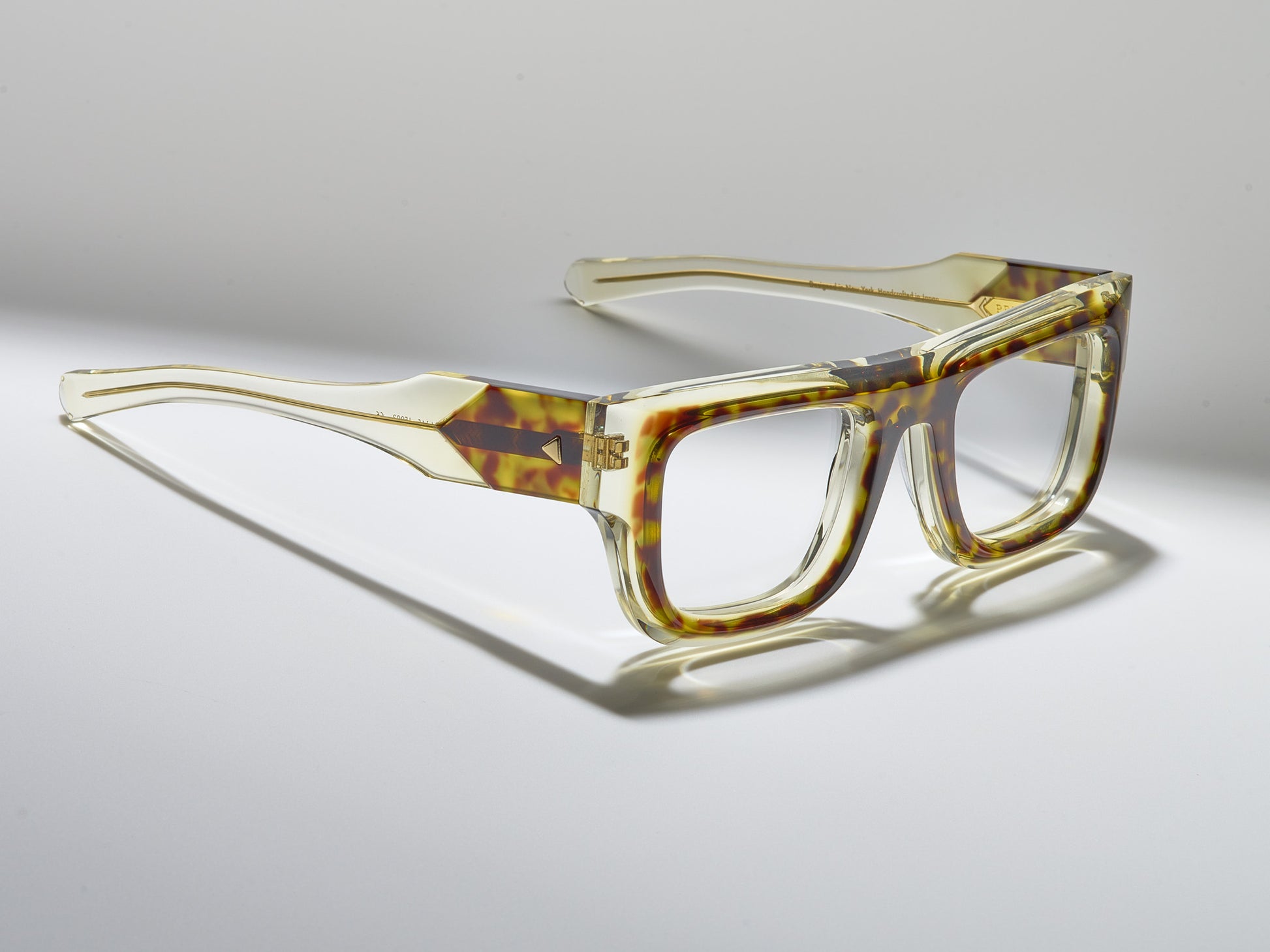 Untitled Optical Tokyo Tortoise / Vintage Crystal / Gold - LE003 #color_champagne-poetry-le003