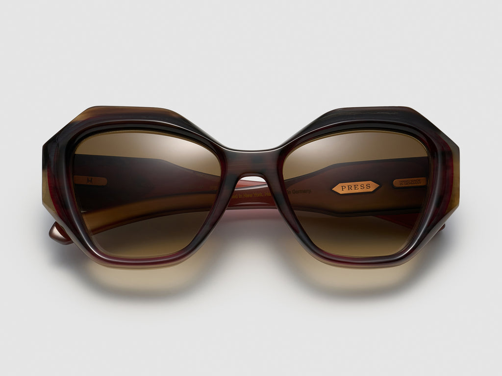 Vogue Horn Burgundy Tortoise - JP032 #color_burgundy-tortoise-jp032