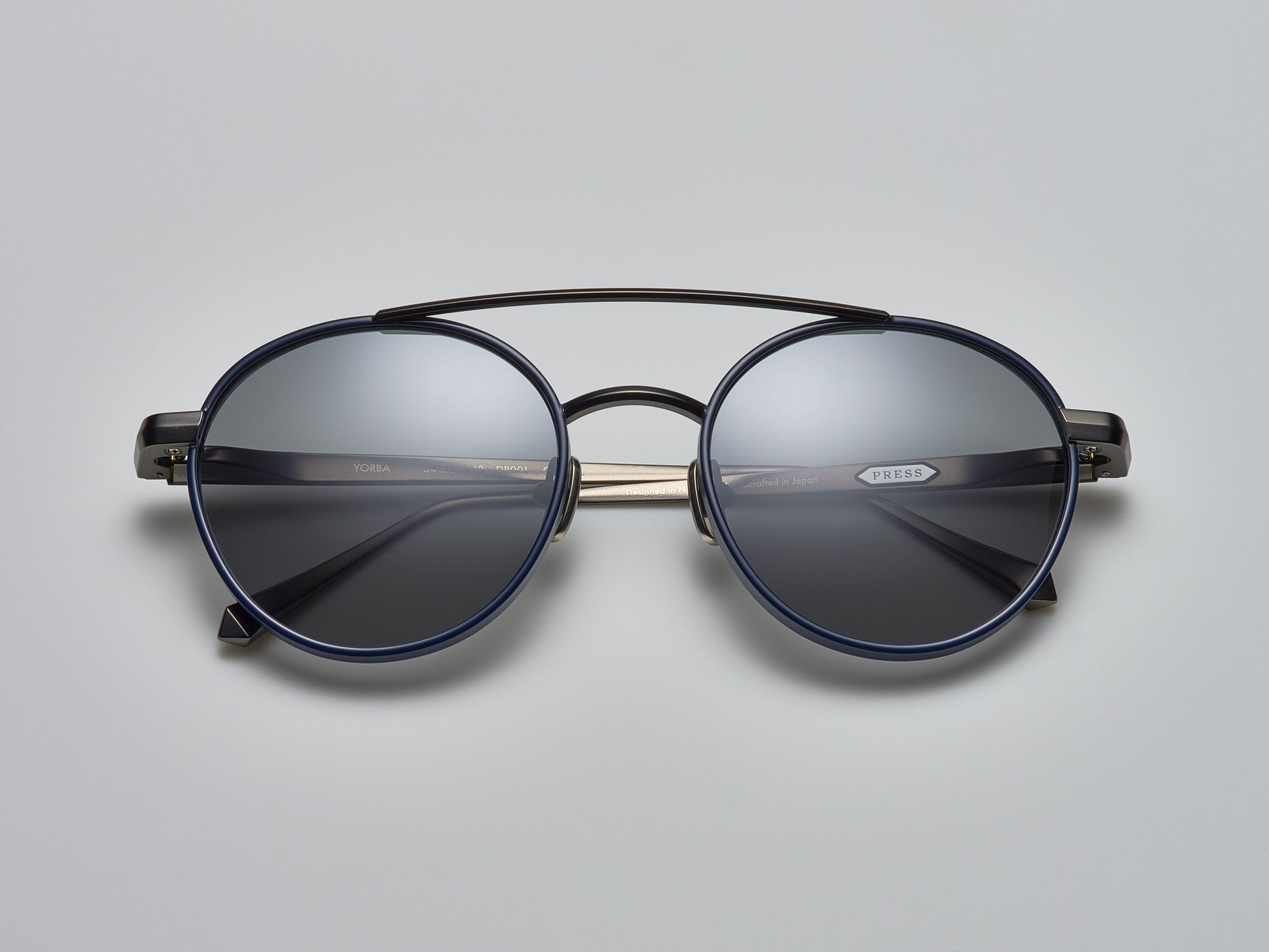 Yorba Shiny Navy / Matte Navy / Matte Ruthenium - DR001 #color_shiny-navy-matte-navy-matte-ruthenium-dr001