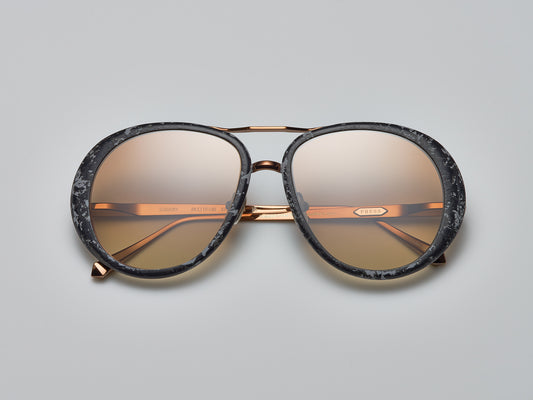 Zagato Marble Black Marble / Rose Gold - ST007 #color_black-marble-rose-gold-st007