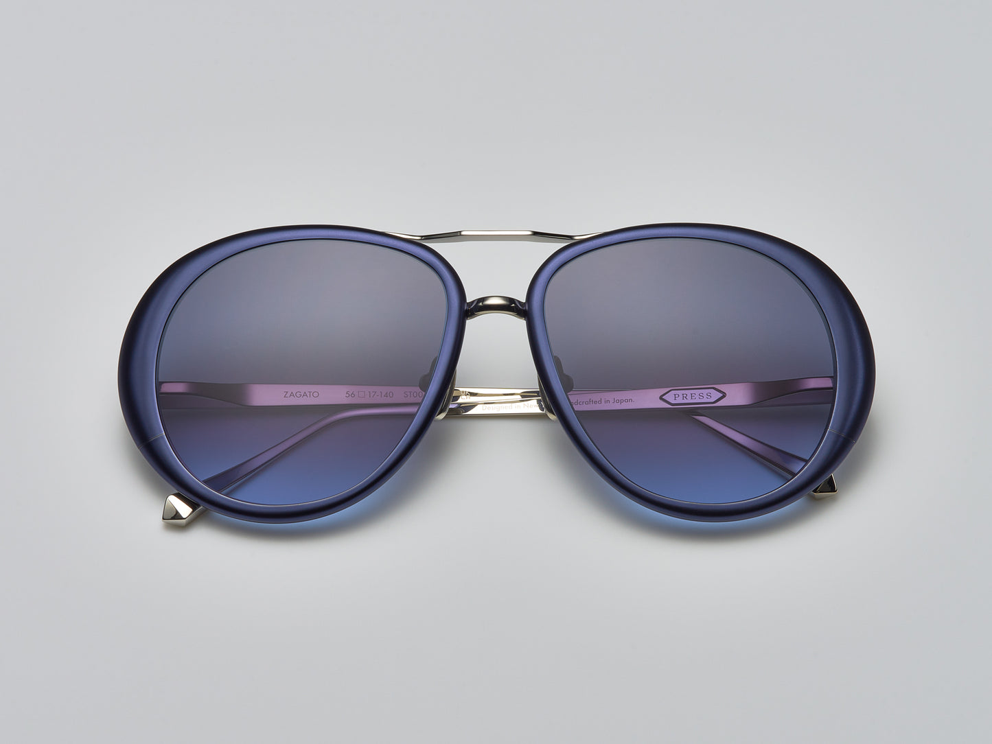 Zagato Matte Navy / Platinum - ST001 #color_matte-navy-platinum-st001